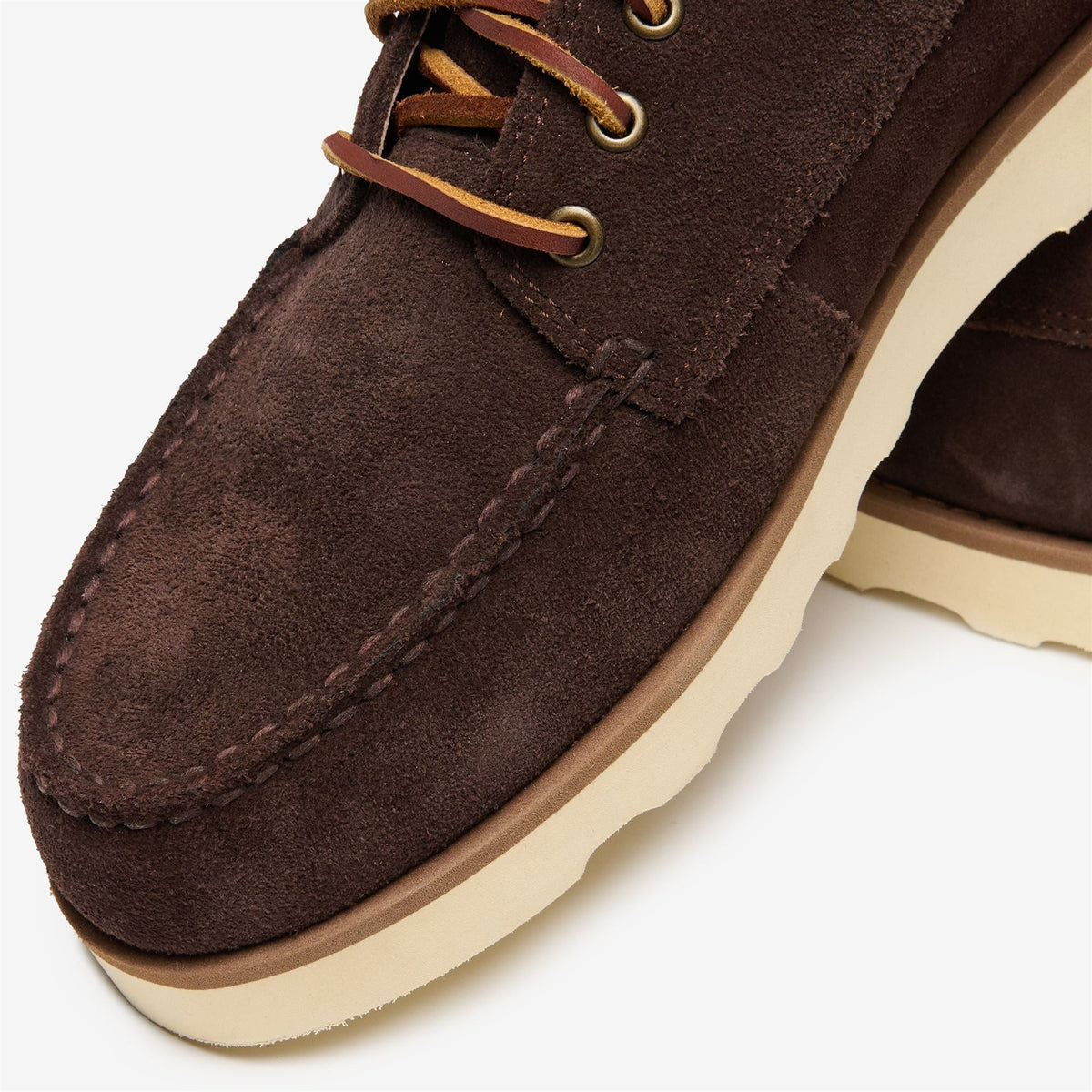 TALA MID SUEDE<BR/>Mocassino Sebago in camoscio marrone da uomo 76111SW DARK BROWN SEBAGO 