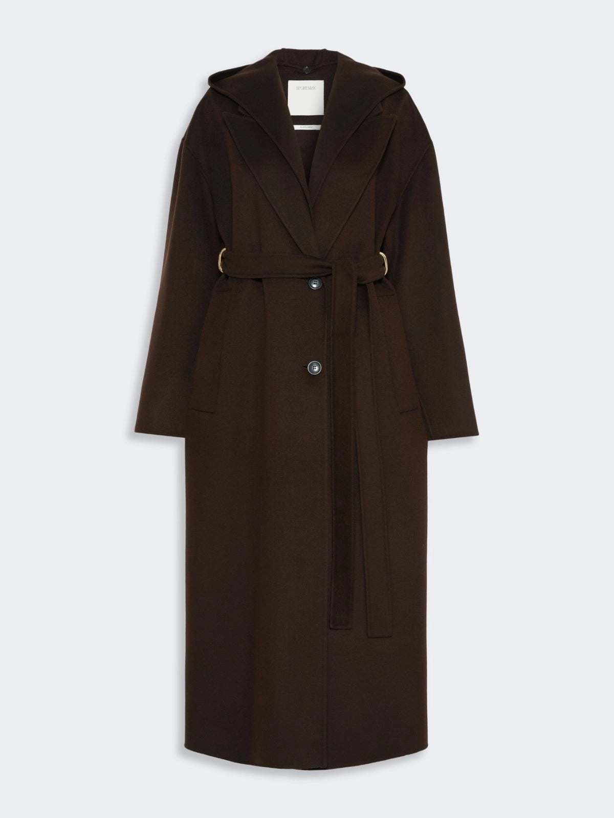 SPORTMAX<BR/>Cappotto over in pura lana - Cioccolato SPXOLMO 038 SPORTMAX 