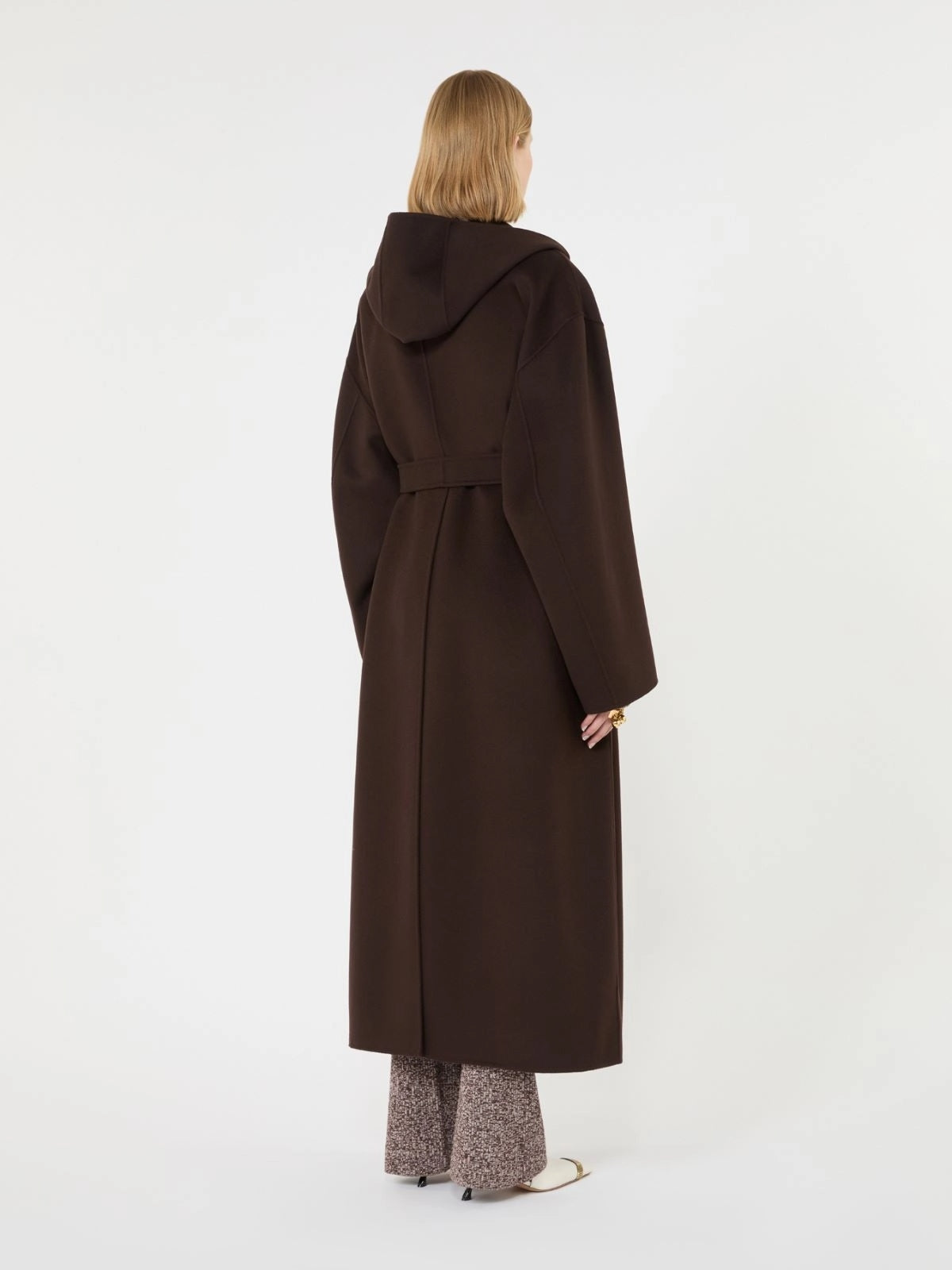 SPORTMAX<BR/>Cappotto over in pura lana - Cioccolato SPXOLMO 038 SPORTMAX 