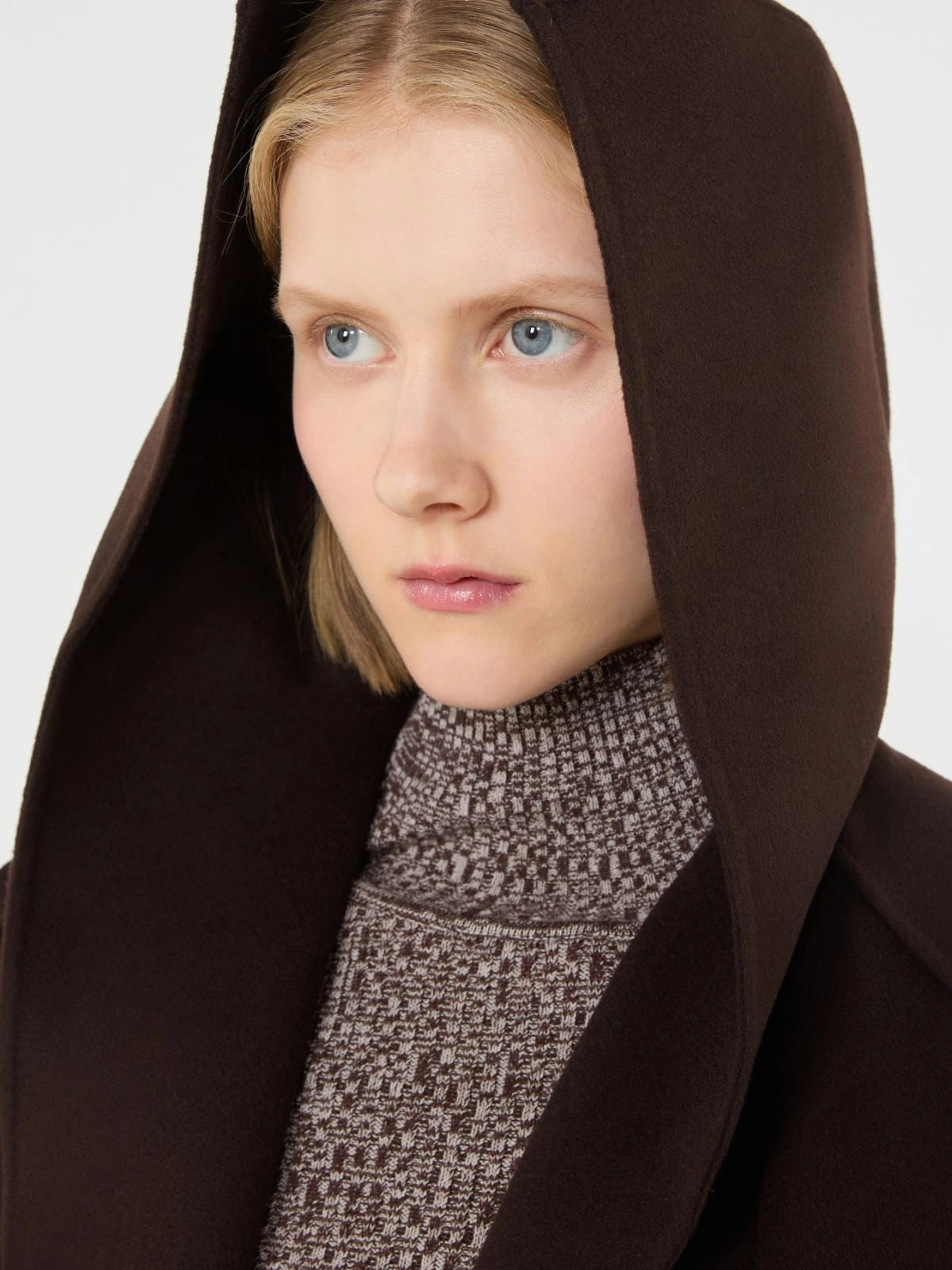 SPORTMAX<BR/>Cappotto over in pura lana - Cioccolato SPXOLMO 038 SPORTMAX 