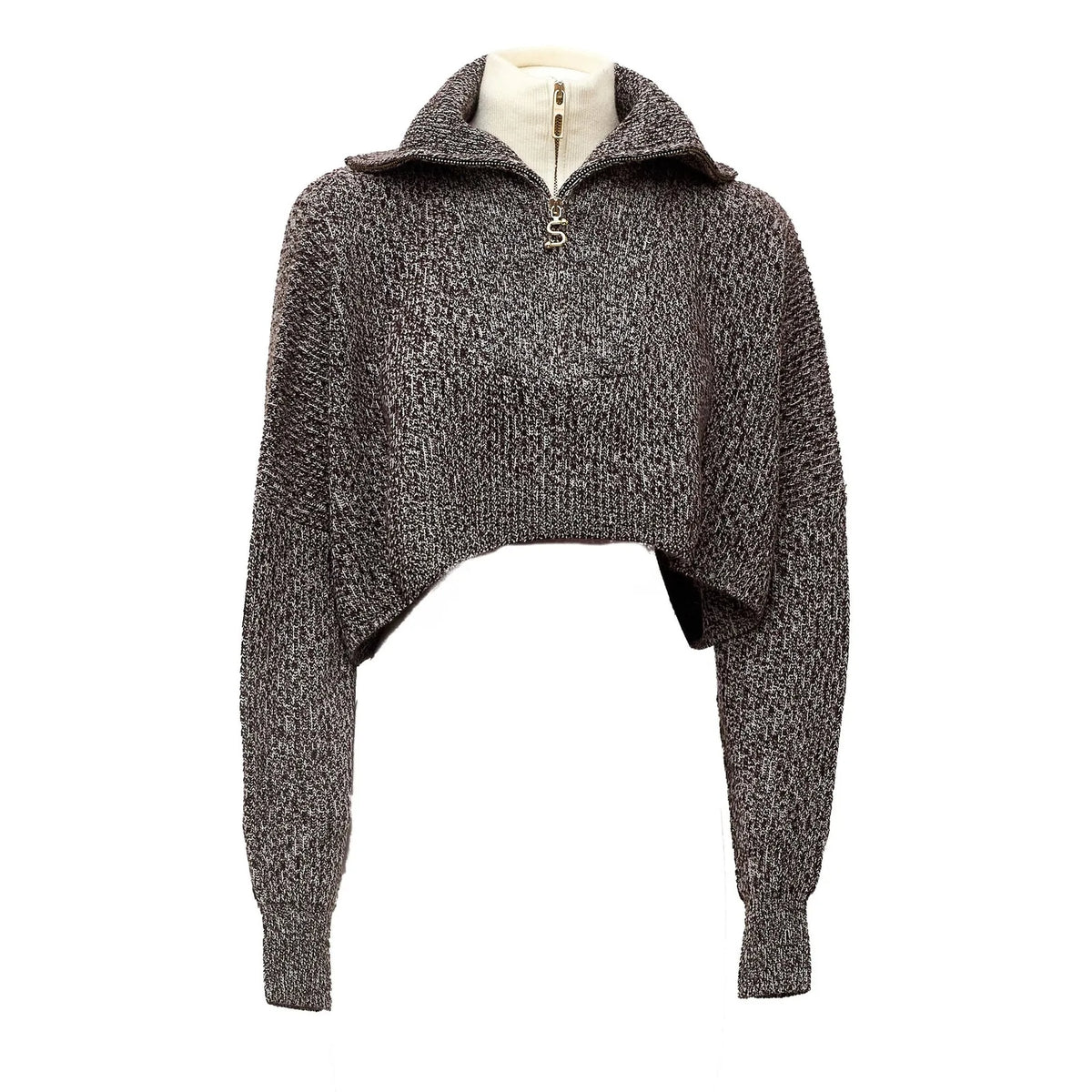 Maglia over cropped in lana e cashmere SPXRIVE 012 SPORTMAX 