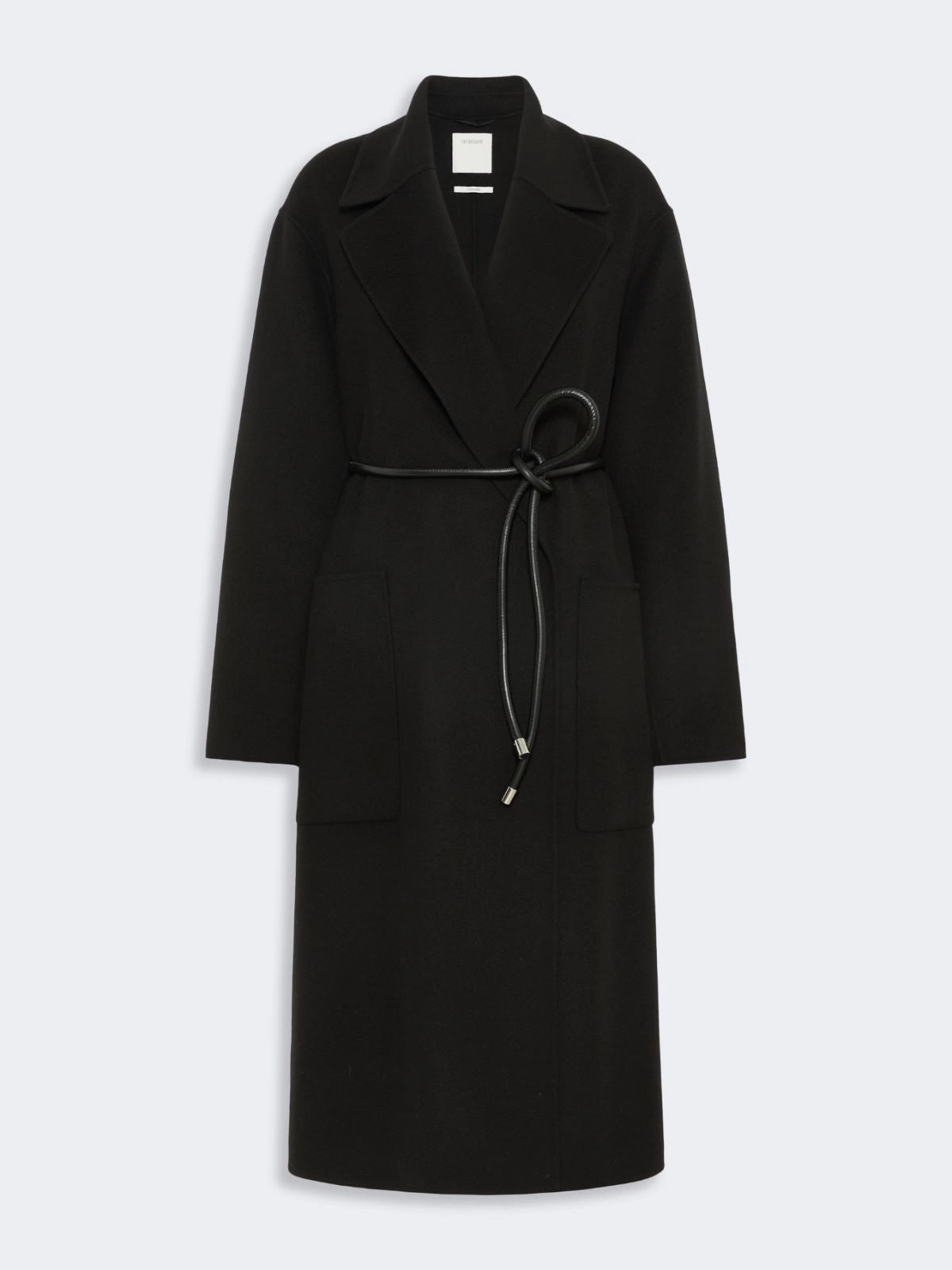 SPORTMAX<BR/>Cappotto oversize in double di lana - Nero SPXZANNATA 013 SPORTMAX 