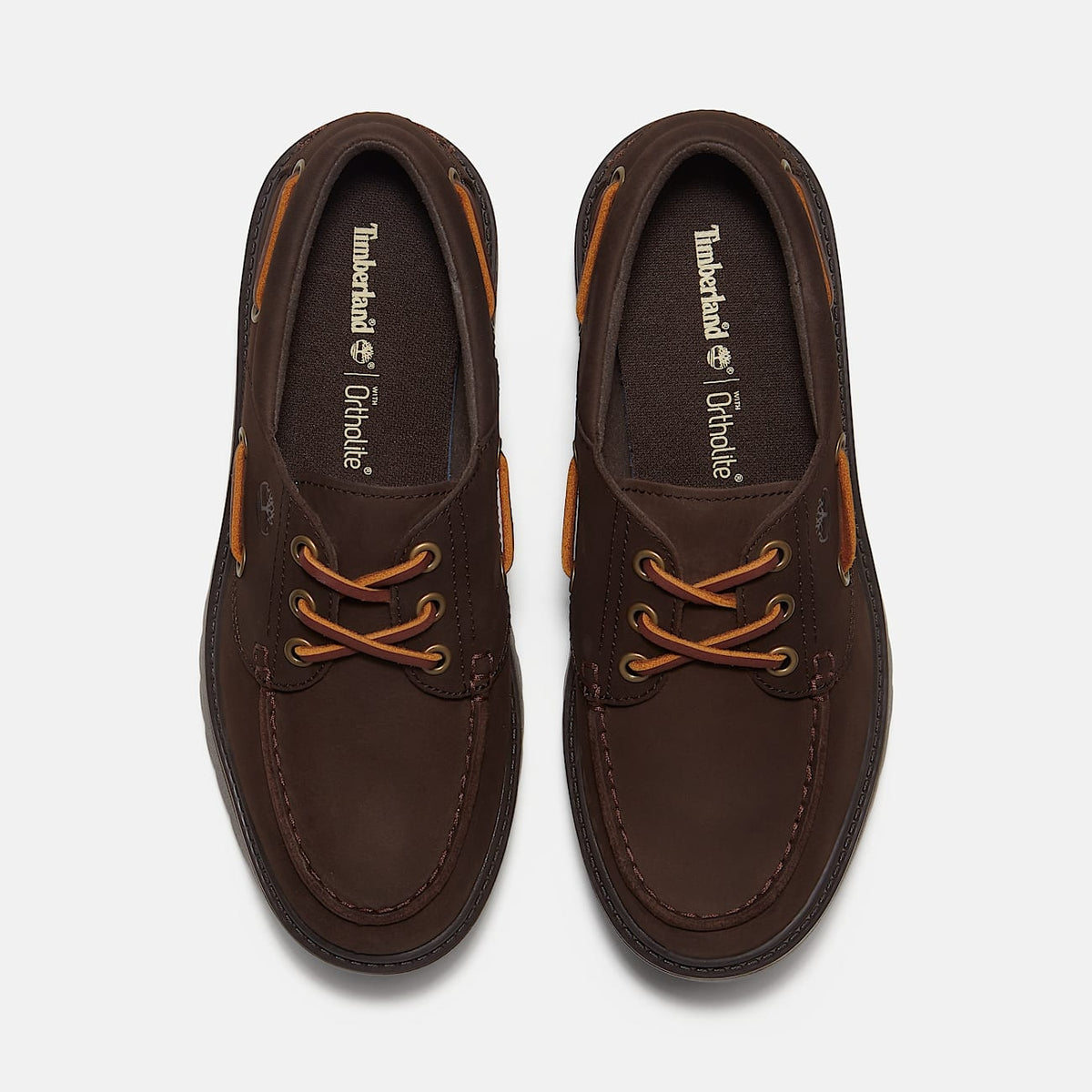 Scarpa da Barca con Plateau Stone Street da Donna in marrone scuro<BR/> TB0A2GVF W071 TIMBERLAND 