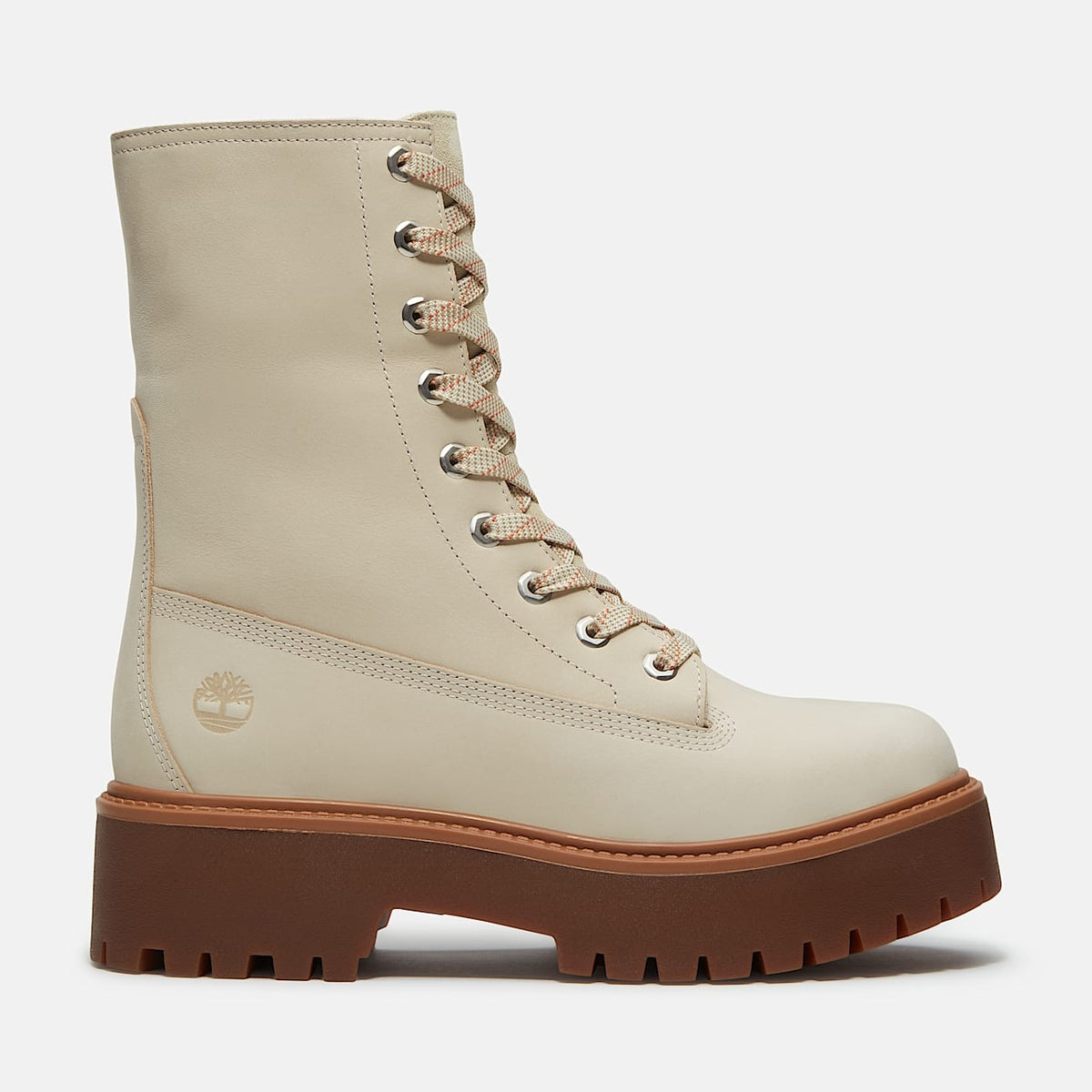 Stivale con Plateau Stone Street Mid da Donna in beige chiaro<BR/> TB0A5SAH EN71 TIMBERLAND 