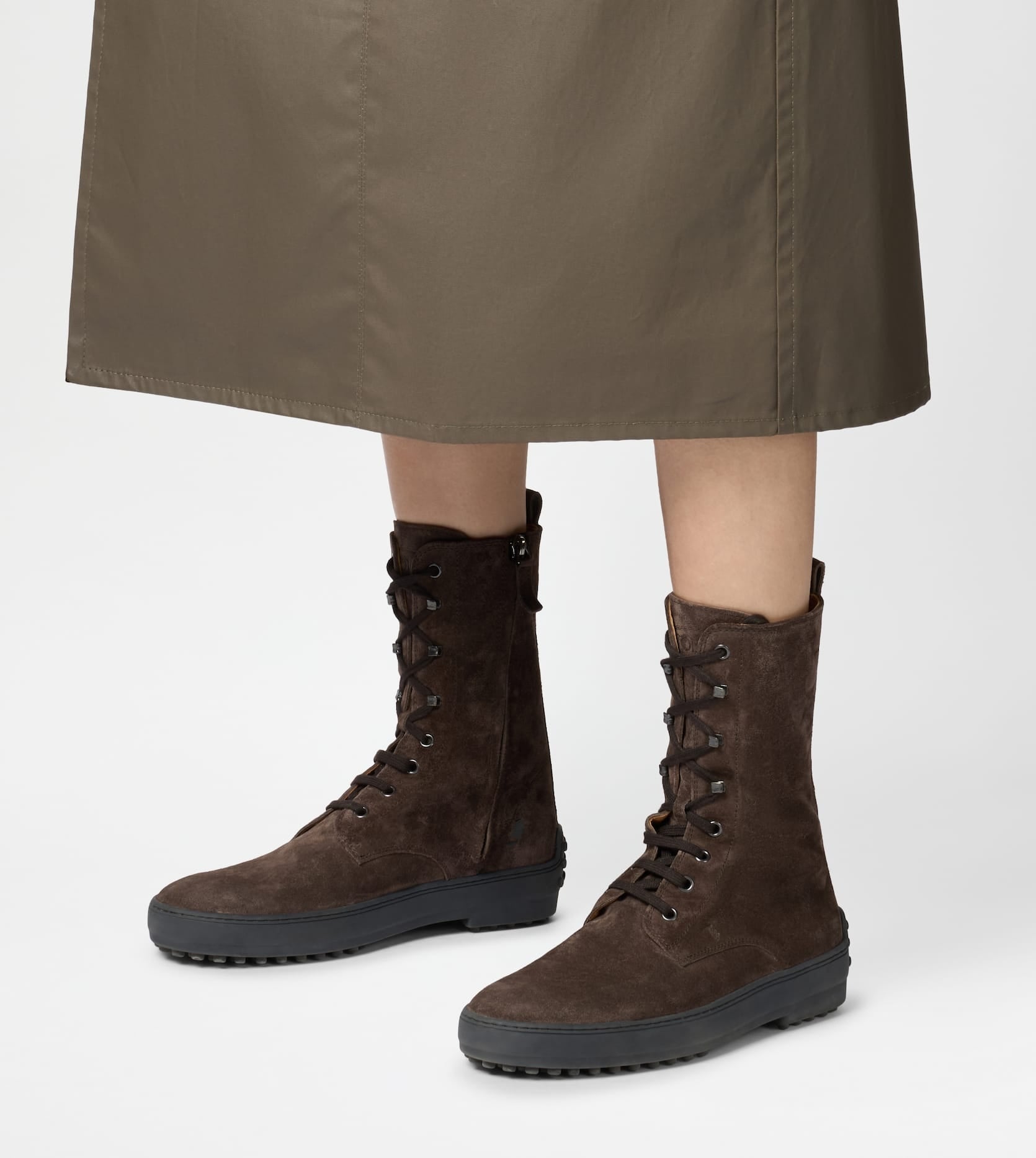 Stivaletto Winter Gommino in Pelle Scamosciata XXW84L0JU70RE 0S808 TOD'S 