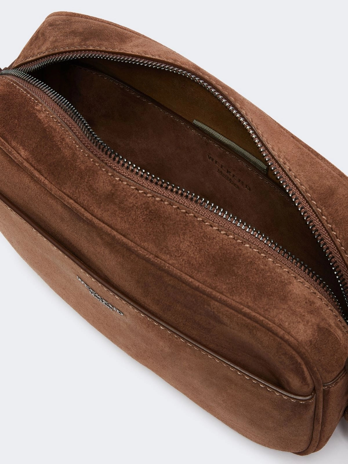 Camera bag Daily Casual in suede - CIOCCOLATO WKAPOTENZA 001 WEEKEND 