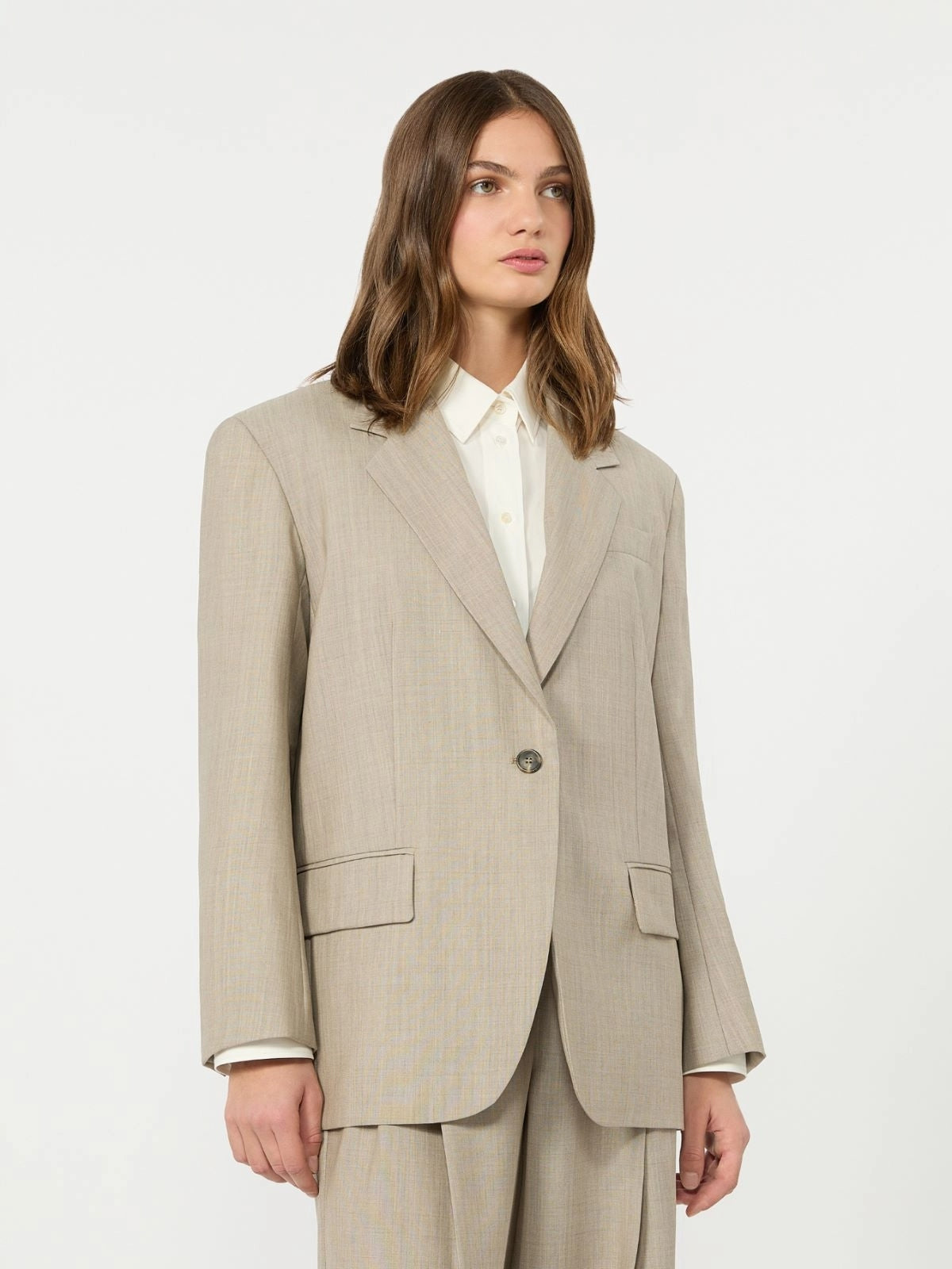 WEEKEND Blazer over in tela di lana - NOCCIOLA WKDATTILA 001 WEEKEND 