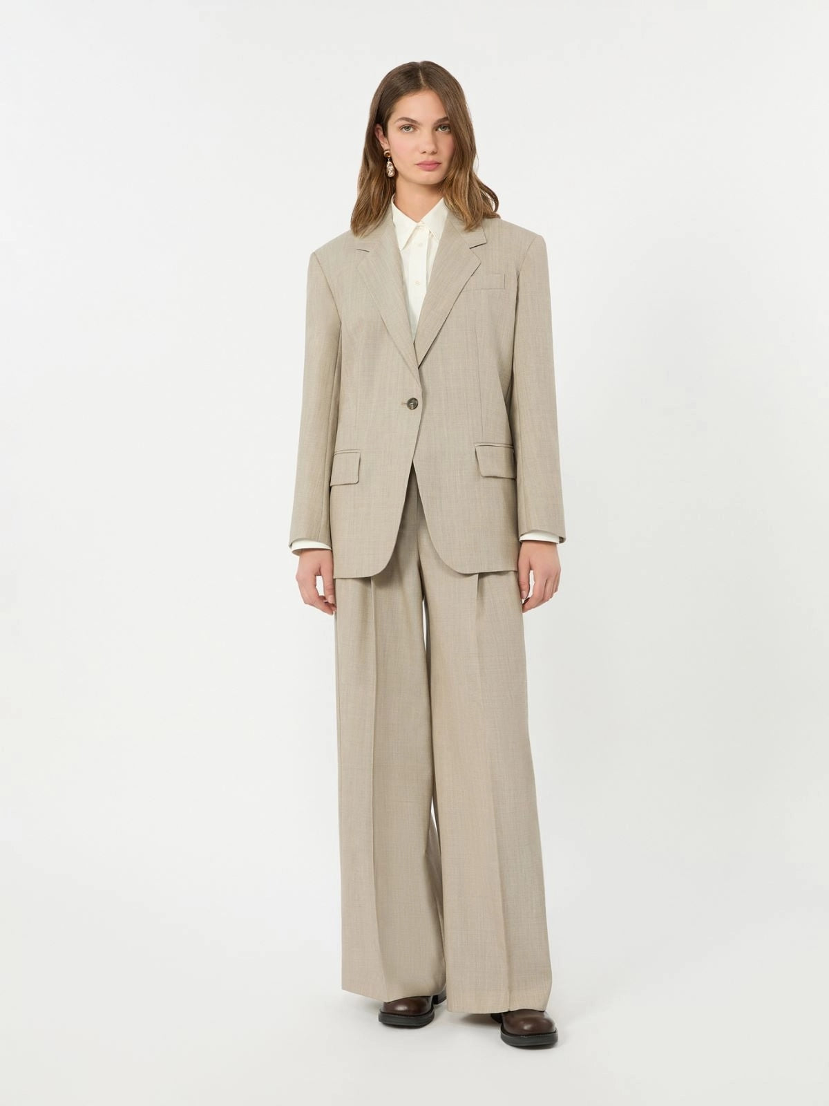 WEEKEND Blazer over in tela di lana - NOCCIOLA WKDATTILA 001 WEEKEND 