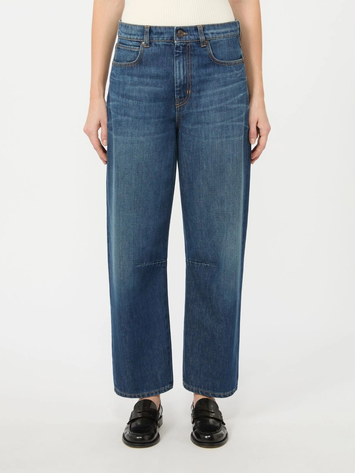 Jeans barrel leg in denim - BLU WKDCADUCA 004 WEEKEND 