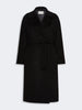 WEEKEND Cappotto in drap di cachemire - NERO