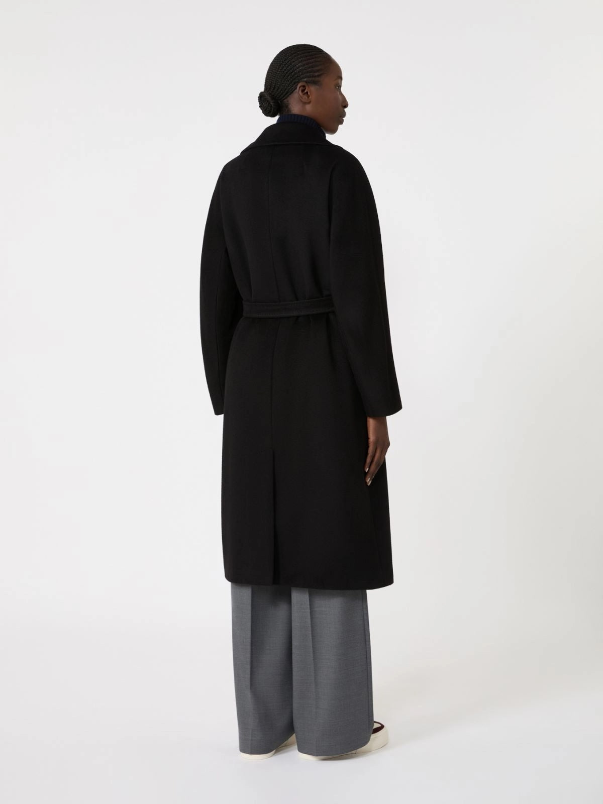 WEEKEND Cappotto in drap di cachemire - NERO WKDCASCIA 010 WEEKEND 