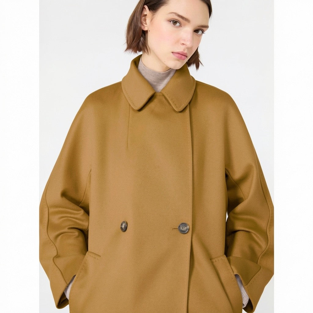 WEEKEND Cappotto in drap di cachemire - CAMMELLO WKDCASCIA 011 WEEKEND 