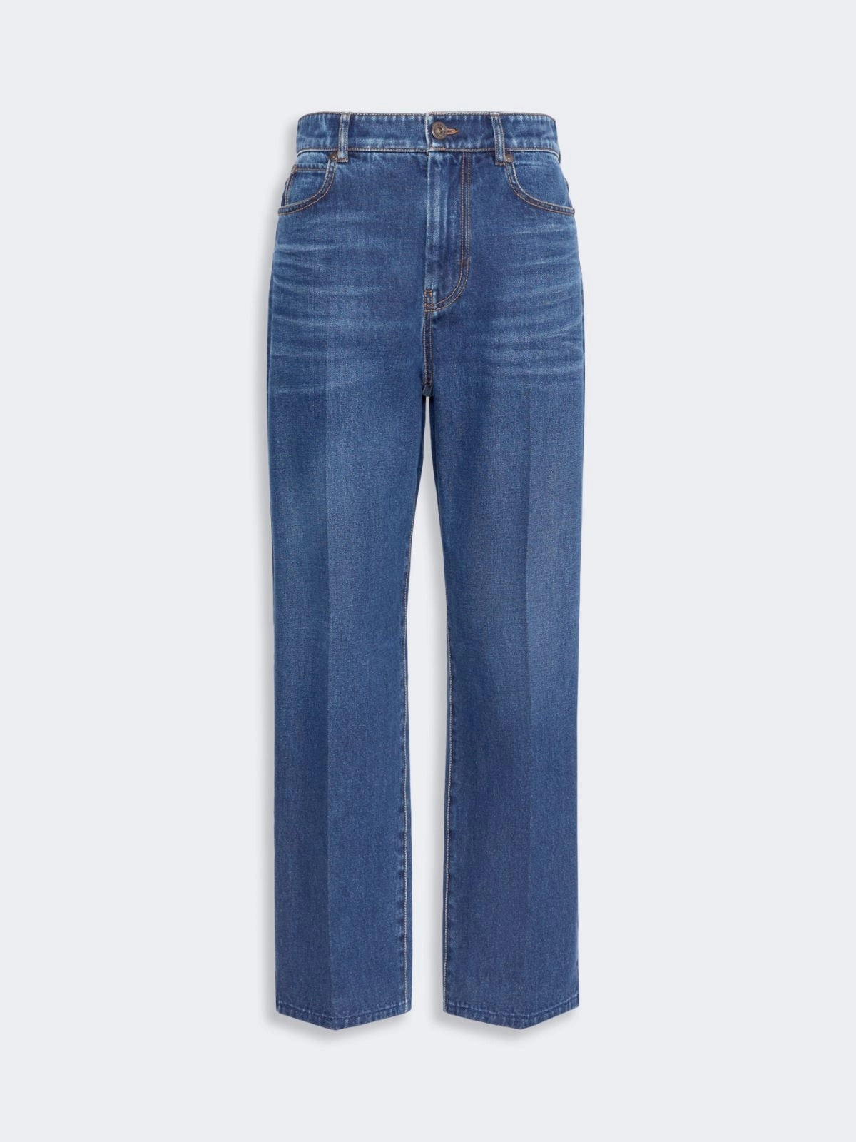 Jeans tapered in denim di cotone - BLU<BR/> WKDCEDRO 008 WEEKEND 