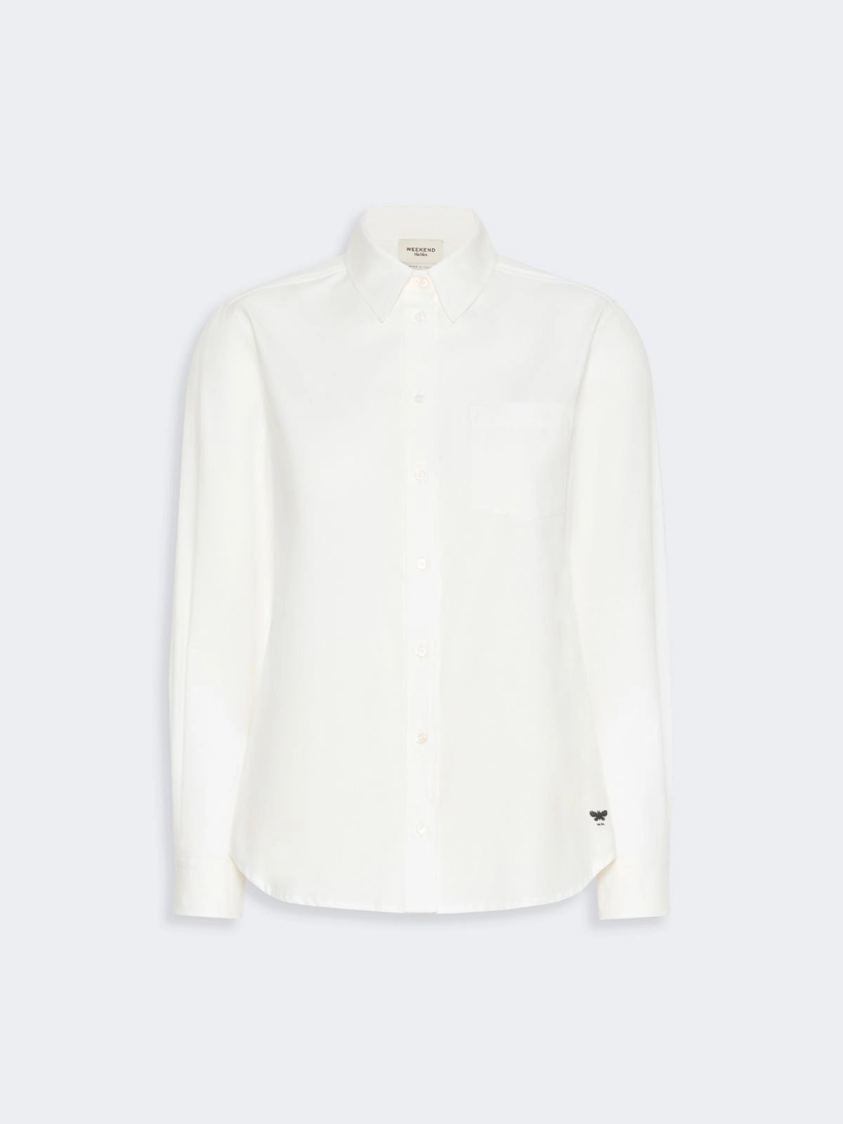 Camicia in Oxford di cotone - BIANCO<BR/> WKDCOBALTO 001 WEEKEND 