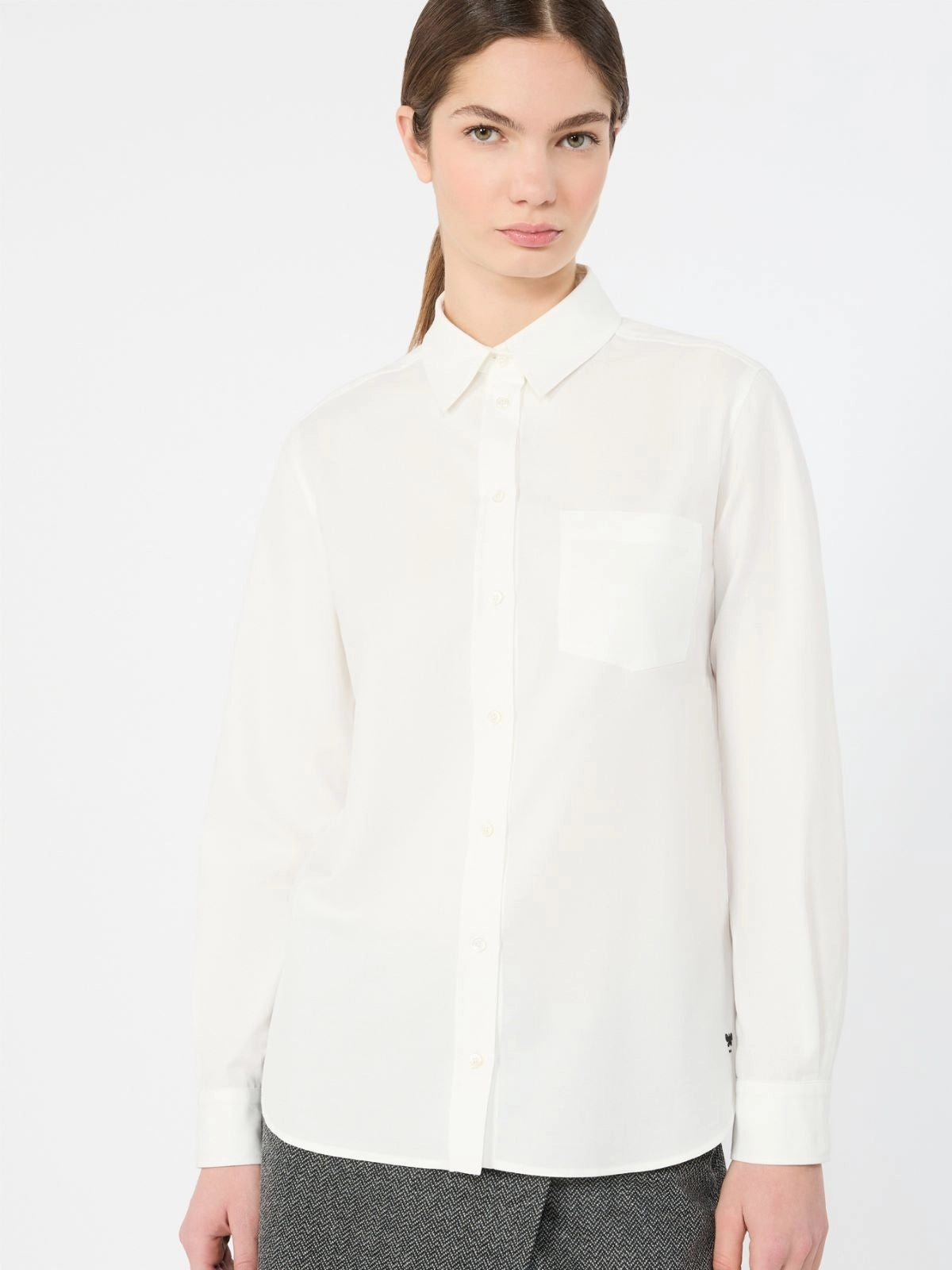 Camicia in Oxford di cotone - BIANCO<BR/> WKDCOBALTO 001 WEEKEND 