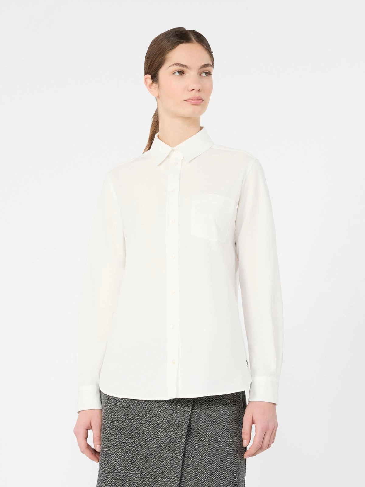Camicia in Oxford di cotone - BIANCO<BR/> WKDCOBALTO 001 WEEKEND 