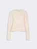 Cardigan in filato di lana e cachemire - GHIACCIO