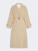 WEEKEND Trench lungo in tela tecnica antigoccia - BEIGE