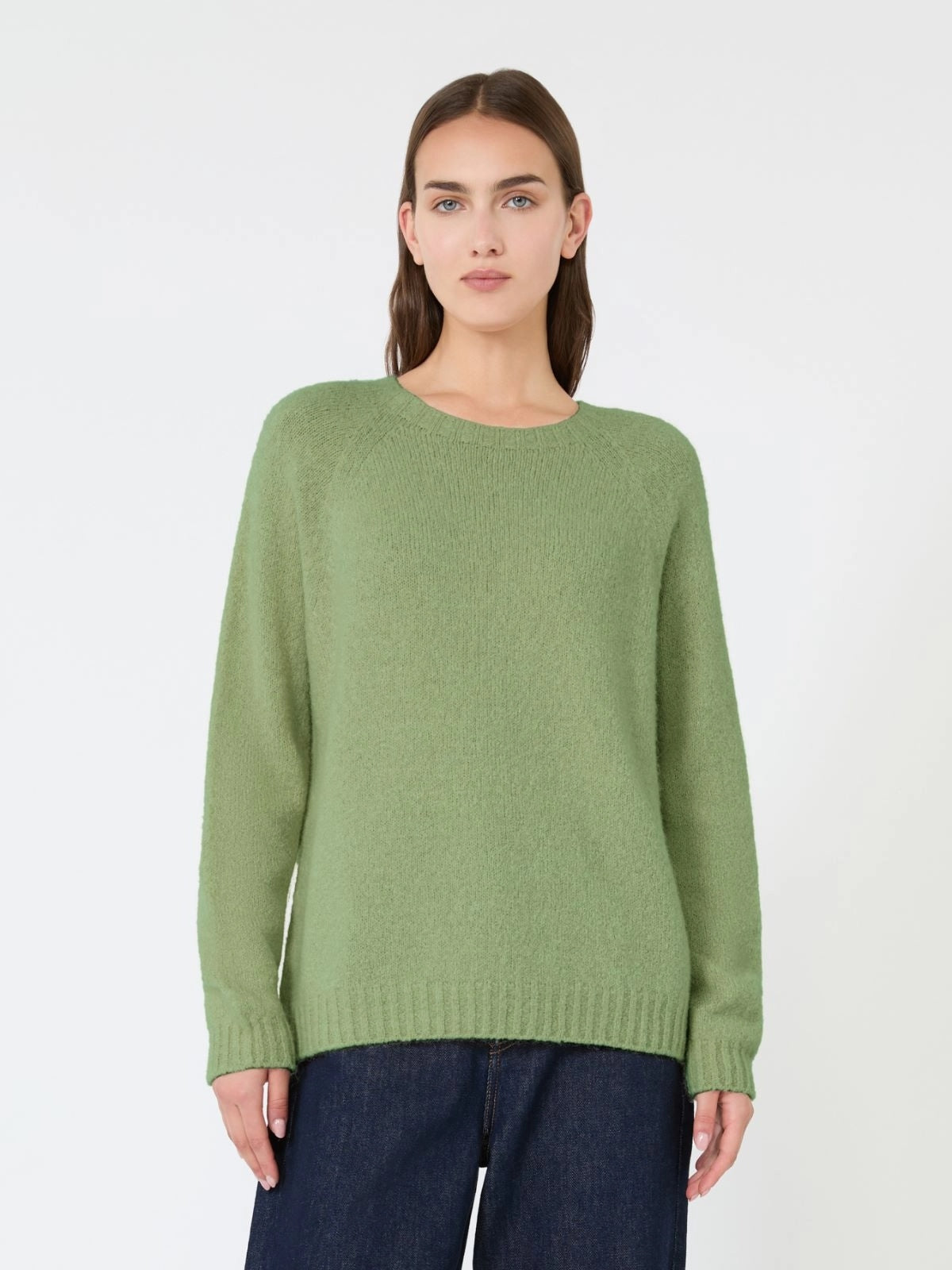 WEEKEND Maglia in alpaca e cotone - VERDE WKDGHIACCI 005 WEEKEND 