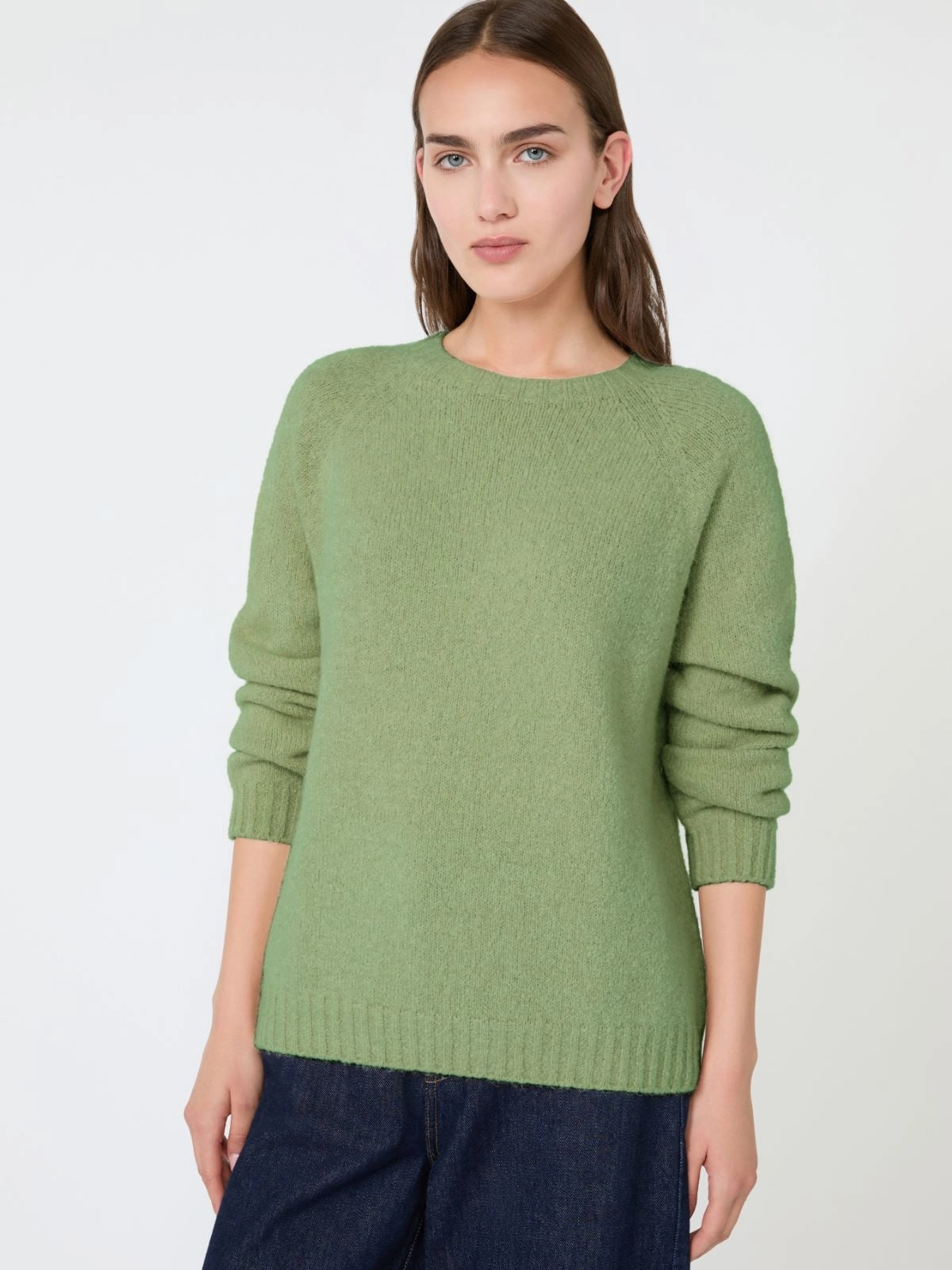 WEEKEND Maglia in alpaca e cotone - VERDE WKDGHIACCI 005 WEEKEND 