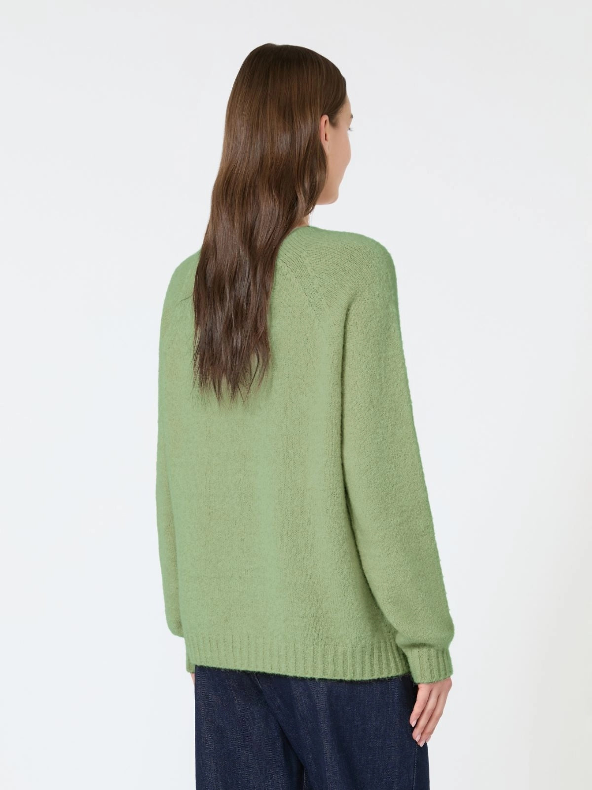 WEEKEND Maglia in alpaca e cotone - VERDE WKDGHIACCI 005 WEEKEND 