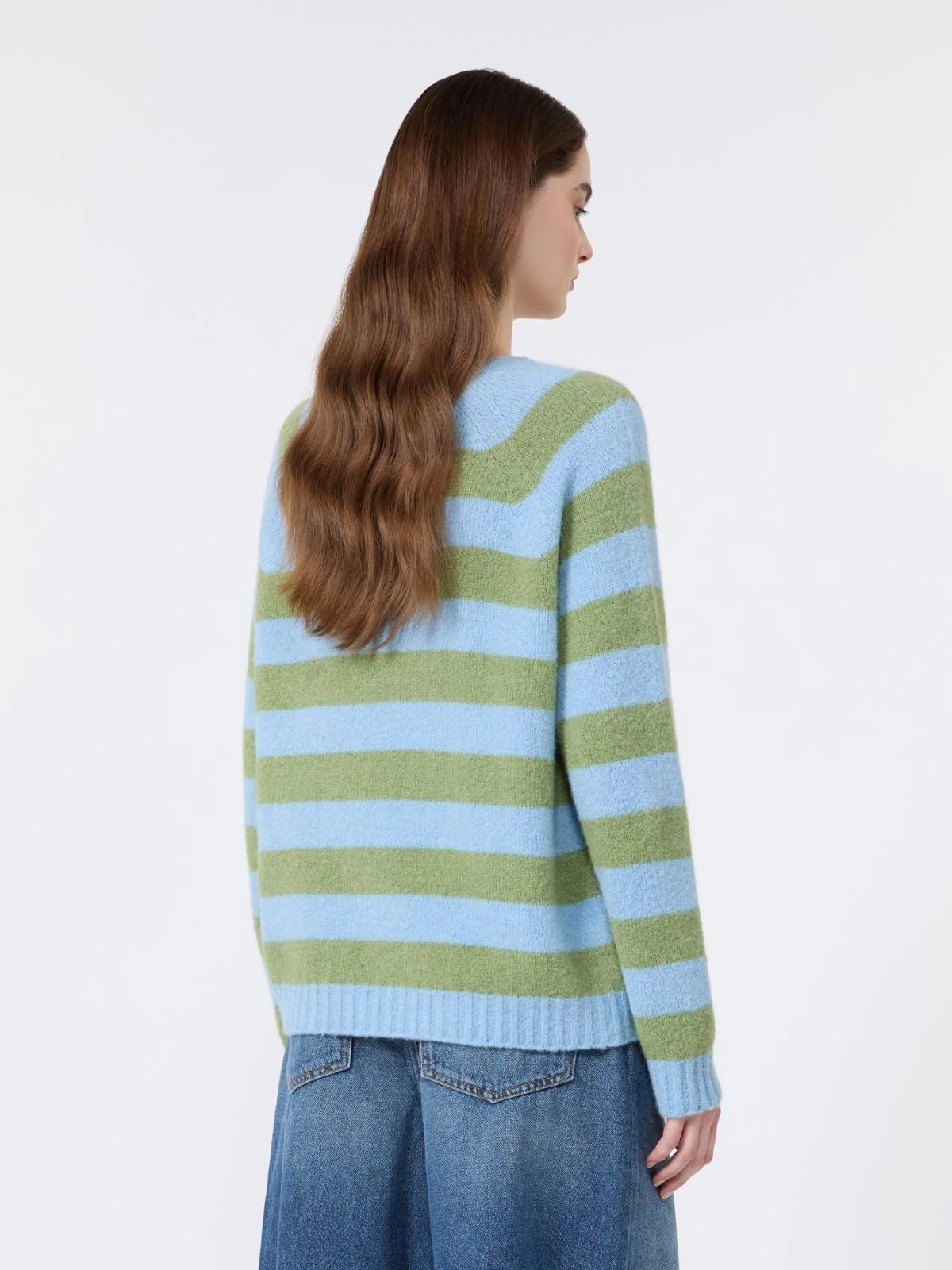 WEEKEND Maglia in alpaca e cotone - AZZURRO WKDGHIACCI 007 WEEKEND 