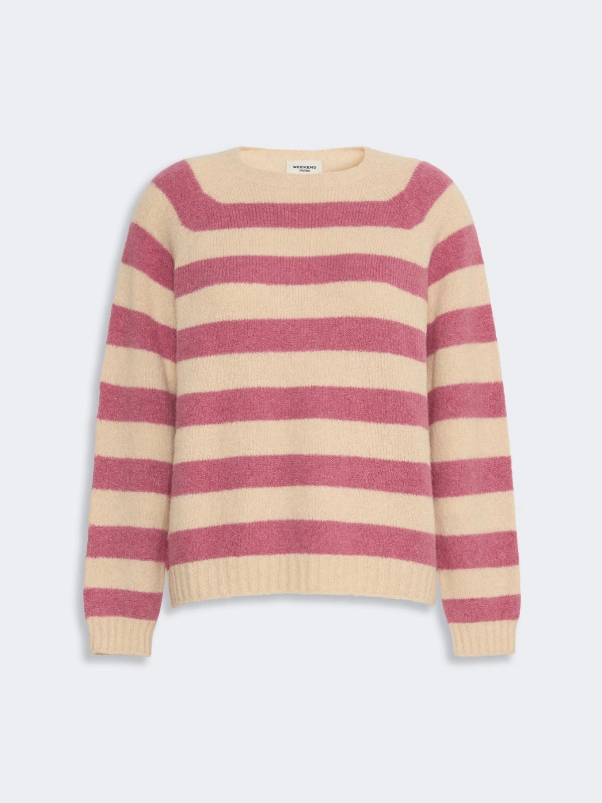 WEEKEND Maglia in alpaca e cotone - LAMPONE<BR/> WKDGHIACCI 008 WEEKEND 
