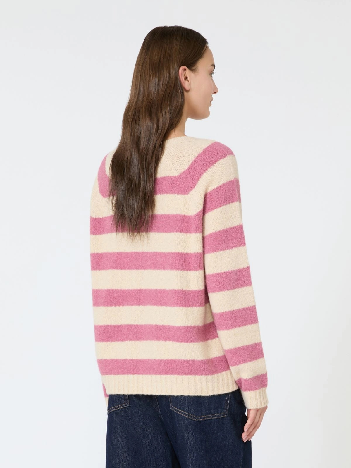WEEKEND Maglia in alpaca e cotone - LAMPONE<BR/> WKDGHIACCI 008 WEEKEND 
