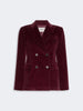 WEEKEND Blazer in velluto di cotone a costine - BORDEAUX
