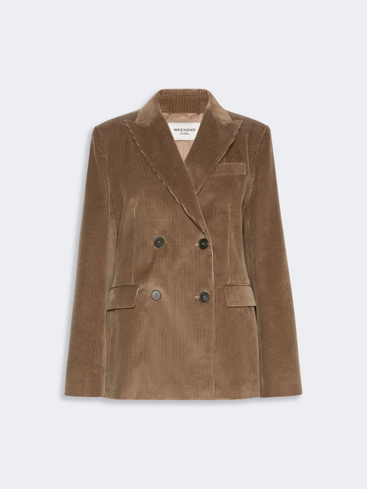 WEEKEND Blazer in velluto di cotone a costine - MARRONE CHIARO WKDKATANGA 023 WEEKEND 