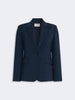 WEEKEND Blazer monopetto in lana stretch - BLU