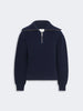 WEEKEND Dolcevita con zip in lana - BLU