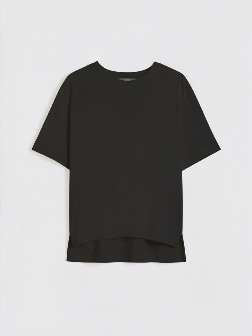 T-shirt in jersey di cotone - Nera WKDMULTID 005 WEEKEND 