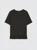 T-shirt in jersey di cotone - Nera