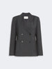 WEEKEND Wool canvas blazer - ANTHRACITE