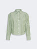 WEEKEND Camicia in popeline di cotone - VERDE