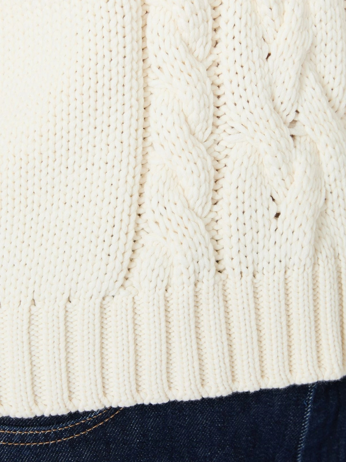 WEEKEND Gilet in filato di cotone - ECRU WKDPASCIA 001 WEEKEND 