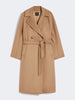 WEEKEND Resina Cappotto doppiopetto in lana - CAMMELLO