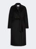 WEEKEND Resina Cappotto doppiopetto in lana - NERO