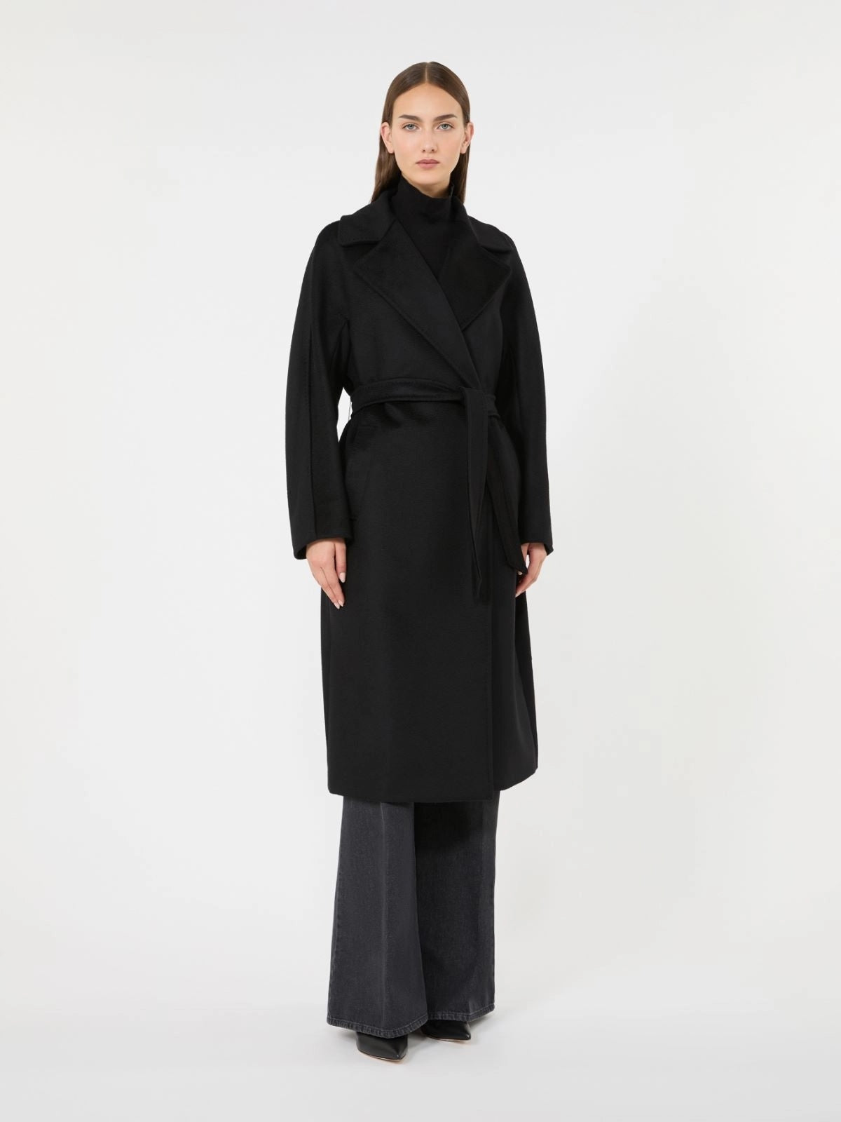 WEEKEND Resina Cappotto doppiopetto in lana - NERO WKDRESINA 013 WEEKEND 