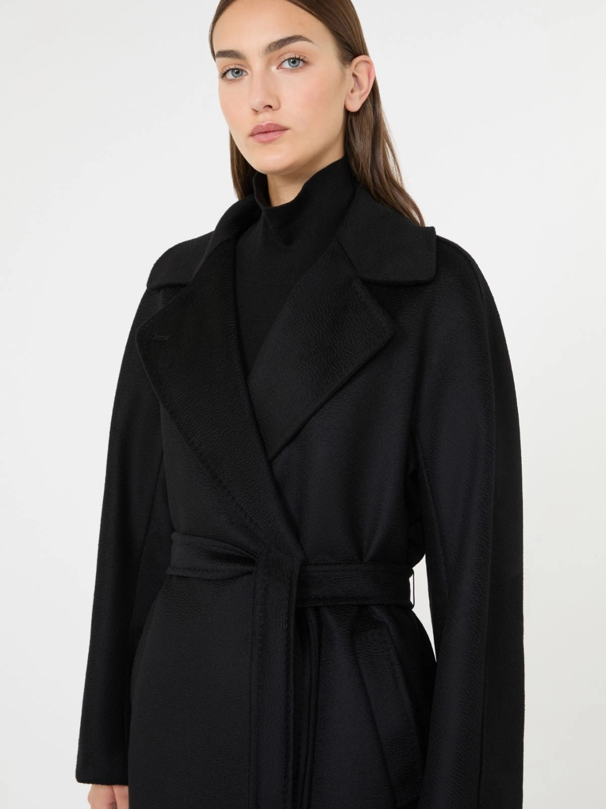 WEEKEND Resina Cappotto doppiopetto in lana - NERO WKDRESINA 013 WEEKEND 