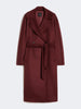 WEEKEND Cappotto a vestaglia in lana - BORDEAUX