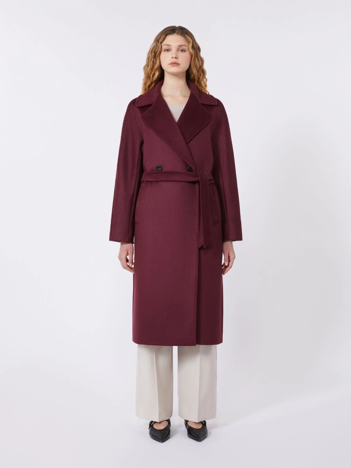 WEEKEND Cappotto a vestaglia in lana - BORDEAUX WKDRESINA 018 WEEKEND 
