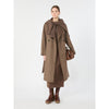 WEEKEND Cappotto doppiopetto in lana - Castagna