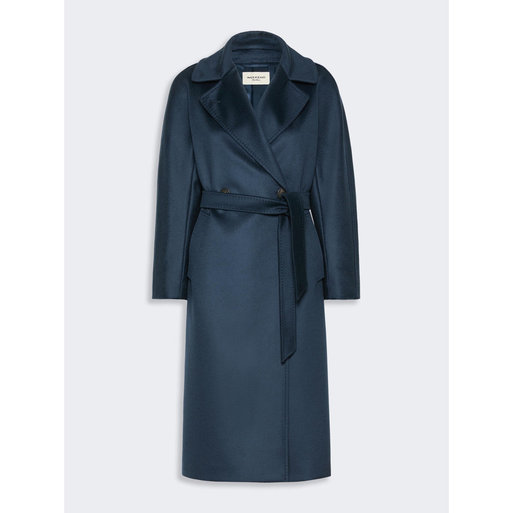 WEEKEND Cappotto doppiopetto in lana - BLU MARINO WKDRESINA 091 WEEKEND 