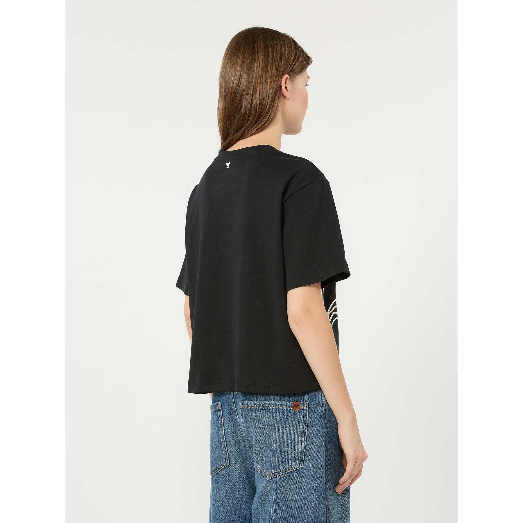 WEEKEND T-shirt boxy in cotone - Nero WKDSALA 008 WEEKEND 