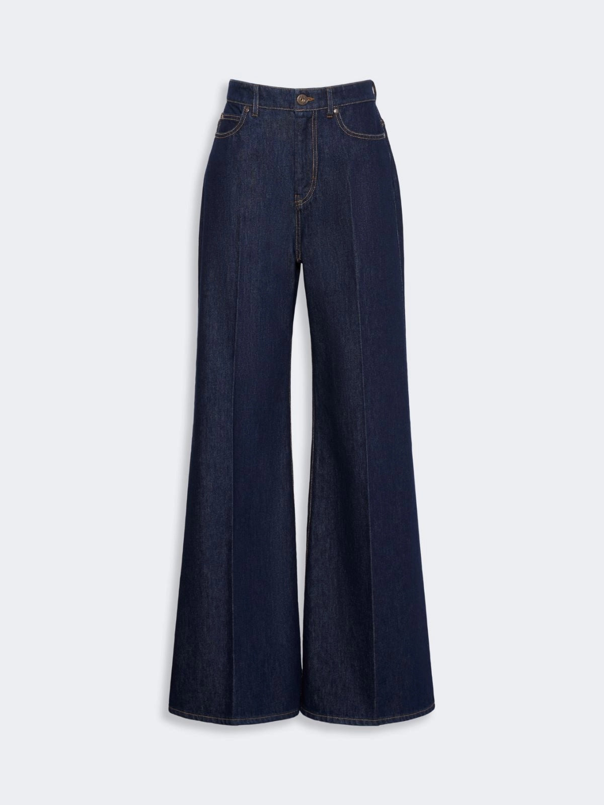 WEEKEND Jeans palazzo in denim di cotone - BLU WKDSPORT 001 WEEKEND 
