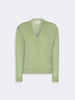 WEEKEND Cardigan a V in lana, seta e cachemire - VERDE