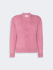 WEEKEND Cardigan a V in lana, seta e cachemire - LAMPONE