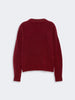WEEKEND Alpaca and wool blend sweater - BORDEAUX